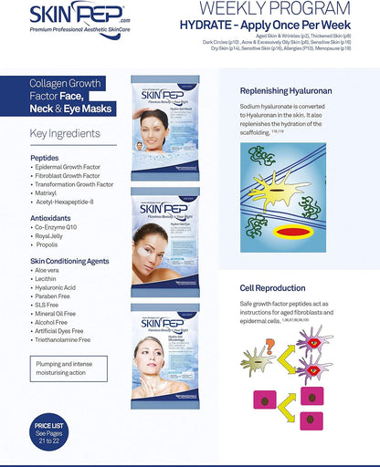 Collagen Glow Eye Mask (Peptide &amp; Antioxidant Infused Gel Mask)