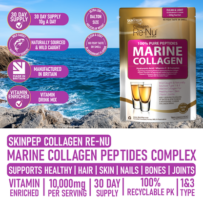 Marine Collagen + Vitamins Peptide Hydrolysate Granules Powder